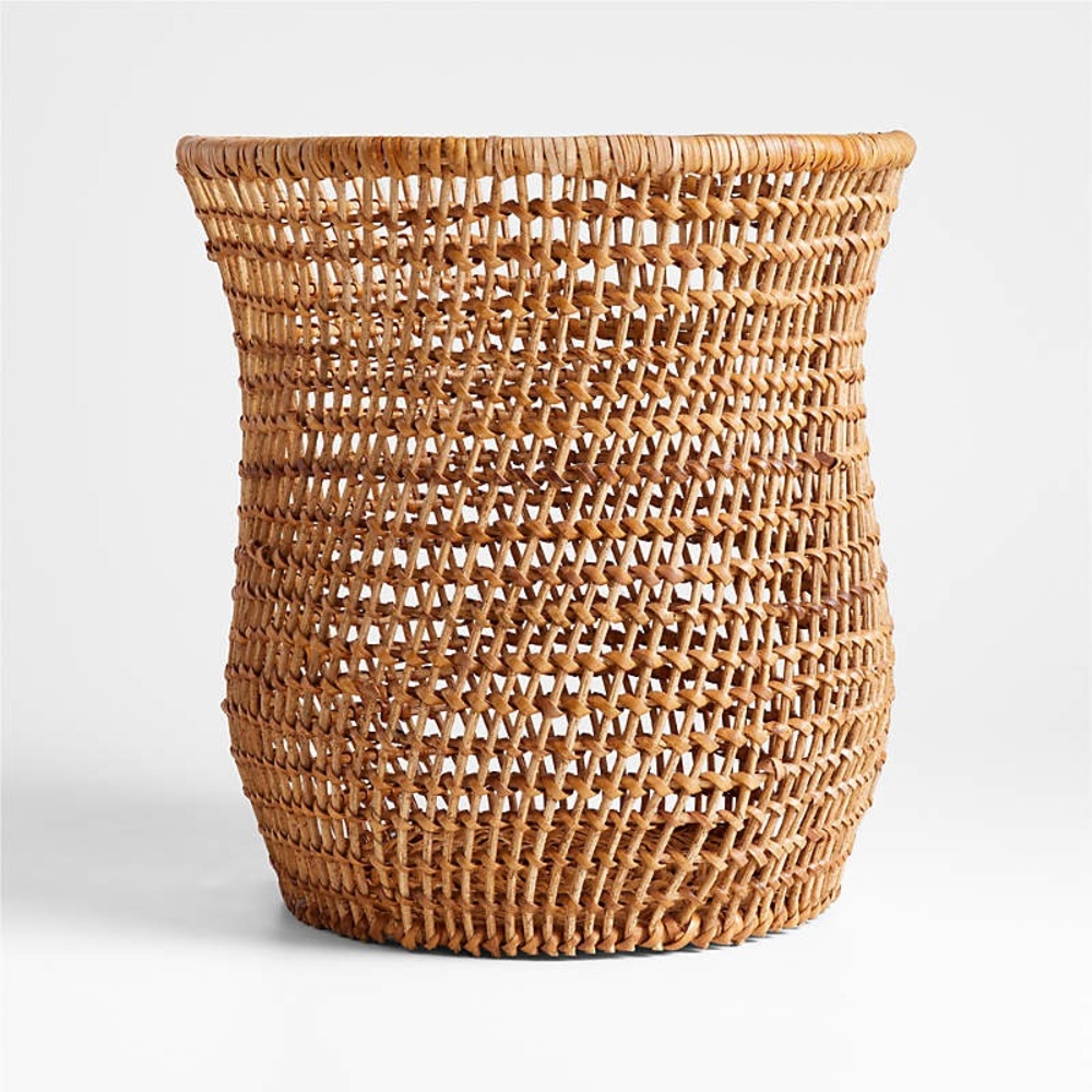 CRATE&BARREL NWT algarve light brown vase -small -12”